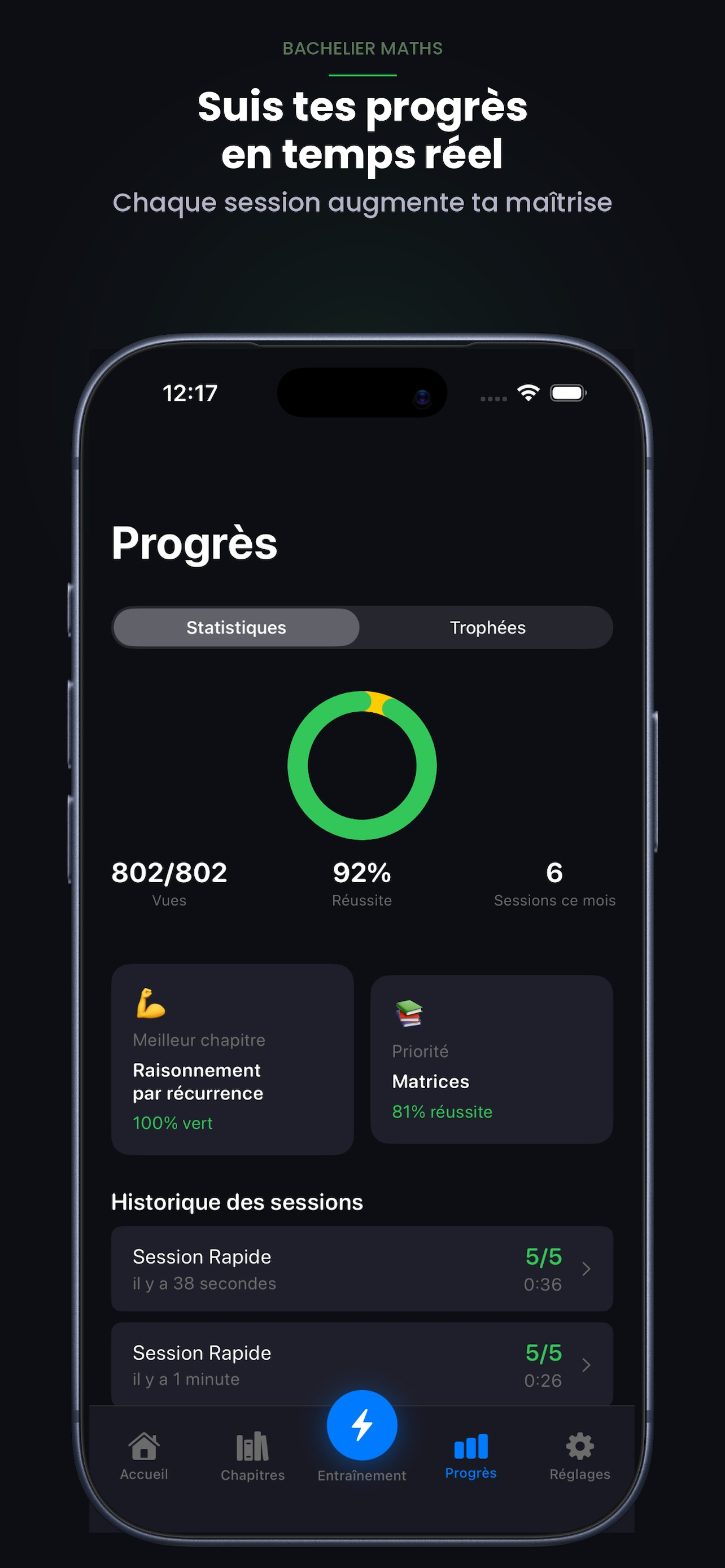 Capture 5 — exercices type examen